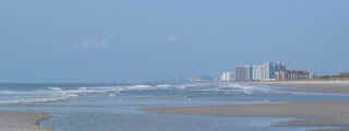 Looking S from N Myrtle Beach, photo by BMetzler Sept2002